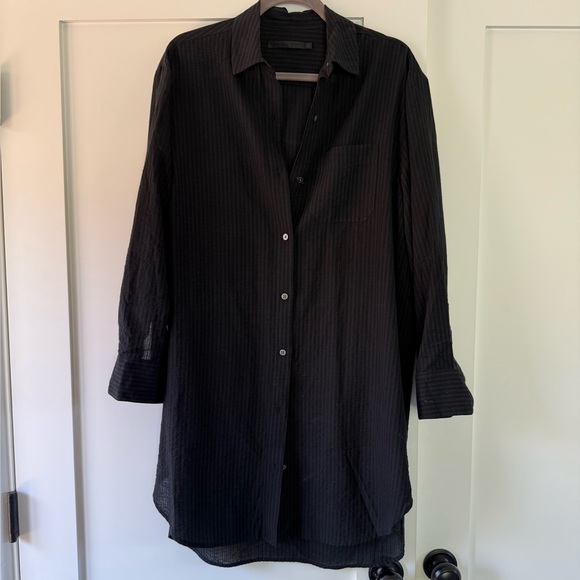 Jenni Kayne Beach Shirt in Black - Picture 7 of 10